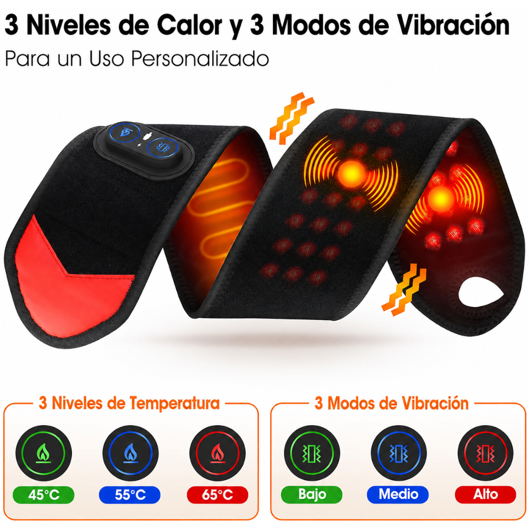 Muñequera de Calor y Masaje Terapéutico